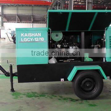 trailer-mounted portable Diesel screw type portable Air Compressor machine for exploratory drilling