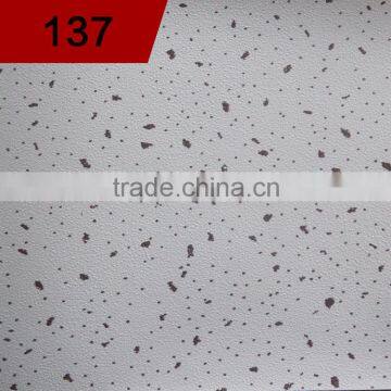 Custom printing logo 595*595mm pvc tongue and groove ceiling panel