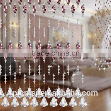 beautiful shining crystal bead curtain