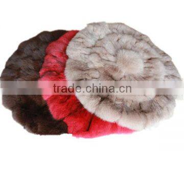 Genuine Fox Round Rugs For Home Decorative