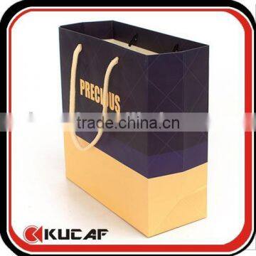 Custom paper supermarket shopping bag