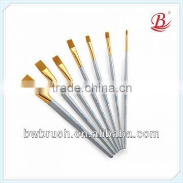 High quality wooden handle nylon artist watercolor brush