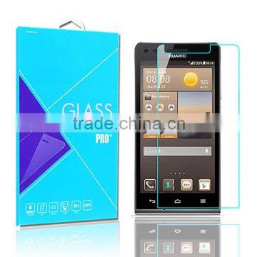 0.33mm 9H hardness tempered glass screen protector for huawei mate7