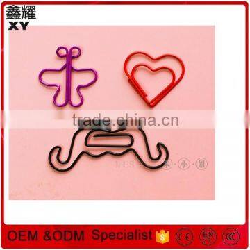 Factory assorted designs paper clip metal spring clips