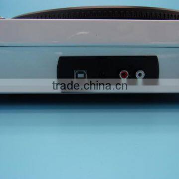 Rain Lane High End Electric Turntable High Glossy White Black Record Player photo-3