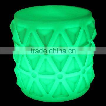 LED Cylinder Shaped Color Changing Decoration Chair Lamp photo-3