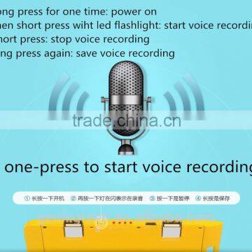 ultra slim powerbank with sound recording power bank folder notebook design