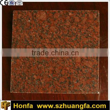 Hot Sale polished indian red Granite Slab and tile, quarry for sale