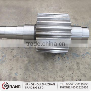 Carbon steel casting bevel gear and pinion shaft