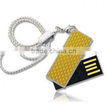 mini usb stick 16GB with Key Chain