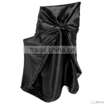 Black Satin Chair Cover For Wedding