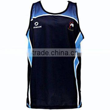 Playmore running singlet custom design/running singlet unisex/sublimated running singlets