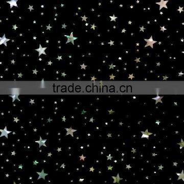 Black color PVC panel (small star) (RPV102-2)