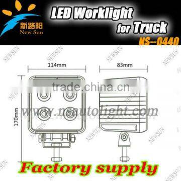 Newst Car Led light 40 Watts led work light 12V 24V tractore 4x4 LED Headlight