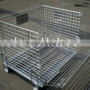 RH-C-E01 Heavy Duty Warehouse Storage Cage,Folding Steel Wire Mesh Cage photo-4