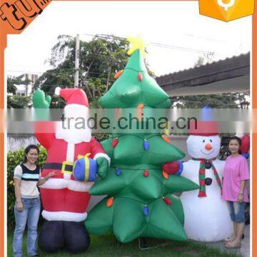 2015 cheap and Hot Selling Giant Christmas Inflatable Santa Clause / inflatable christmas tree for promotion