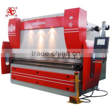 WE67K-160/3200 automatic synchro servo bending machine with 600S system,hydraulic bend-folder