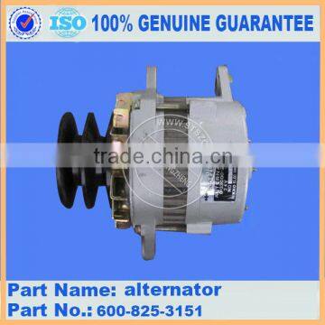 PC400-6 excavator engine alternator 600-825-3151 genuine parts