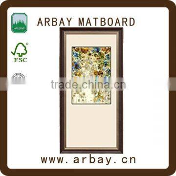 Huizhou Arbay the Newest Precut Passe-partout With White Double Matboard photo-2