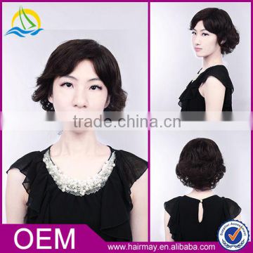 Unprocessed Wholesale Machine Made Weft Human Hair Wig