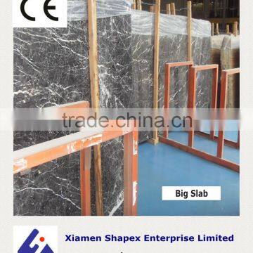 36x36 Polished Black Marble Tile With White Veins on Sale photo-6