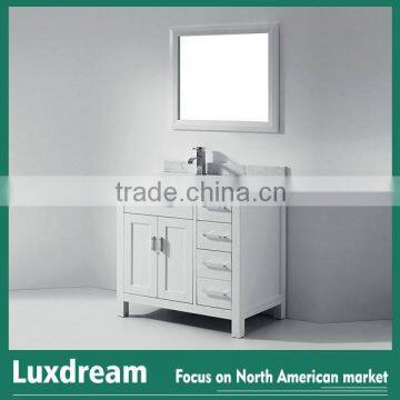 China supply Modern White living room furniture bathroom vanity