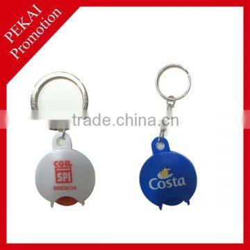 Souvenir Personalized Design Coin Holder Keychain promotional