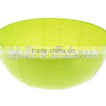 Versatile Silicone Basket, plastic silicone foldable vegetable storage basket