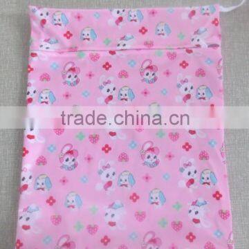 Wholesale Waterproof Cloth Diaper Wet Bag One or Two Pocket Travel Diaper Bag photo-4