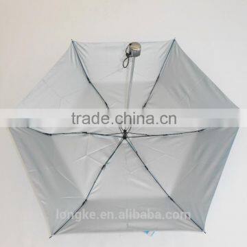 19"*6K Shining Silver Coating 3 Fold Pencil Pocket Umbrella photo-5