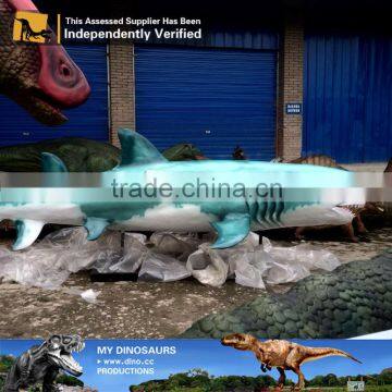 My Dino-C028 Amusement Park Fiberglass Sea Animal Shark Sculpture Model photo-6