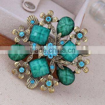 Fashion cheap imitation jewelry handmade felt flowers vintage brooches