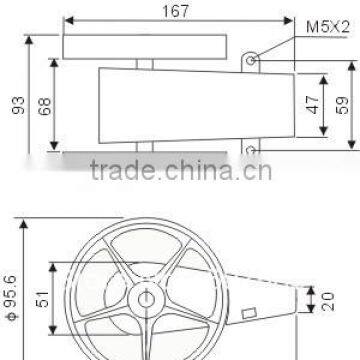 Yard and Inches Forward and Reverse Cable Meter Counter Cable Length Measurement photo-3