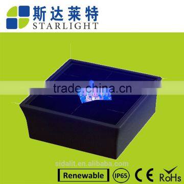 Cheap Price Blue off Grid Plaza Solar Brick Light