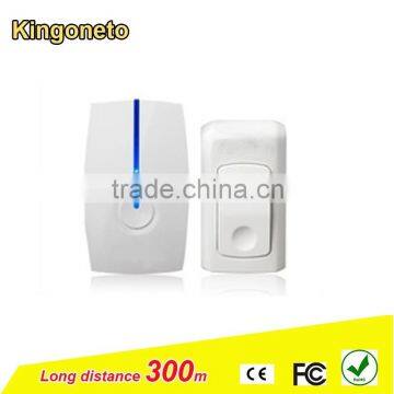 Smart wireless doorbell Remote control chime with 52 melodies up to 300m working distance battery power