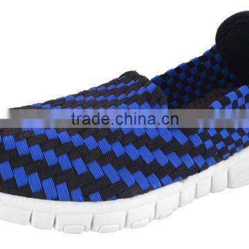 Handmade Weave Shoes for Men, Knitted Shoes
