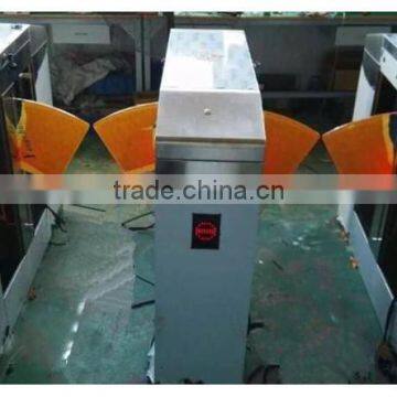 Latest style retractable flap barrier turnstile high quality ip54 high security &intelligent single wing flap turnstile gates