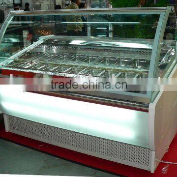 ice cream display showcase(CE attestation)