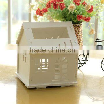 WPC Foam Board Small House Carving Tissue Box photo-2
