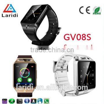 GV08S bluetooth wifi smart watch support SIM or SD with touch screen cheap price for android phone