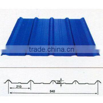 840mm Color coated steel corrugated sheets steel roofing sheet 0.3mm 0.4mm 0.5mm 0.6mm