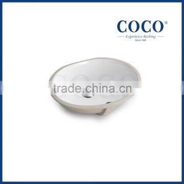 china sanitary ware 490mm ceramic under counter basin wash hand sink