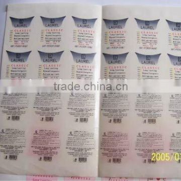 High quality sealing paper label self adhesive labels stickers