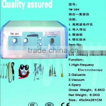 hot sale galvanic high frequency facial deep cleaning machine tm-264