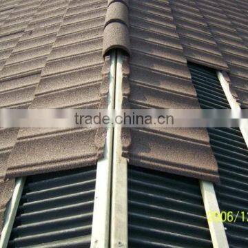 uncolor fade 50 years warranty stone coated metal roof tile