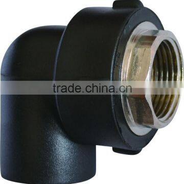 copper Female elbow threaded bushing with hexagonal pipe Fittings
