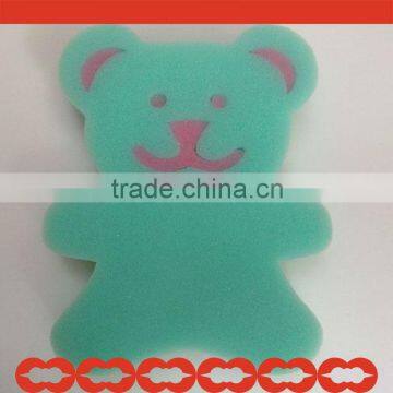 Bear Shape PU Kids Animal Bath Sponge