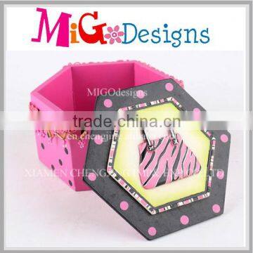 Newest Decor Polyresin Decor Beautiful Necklace Box