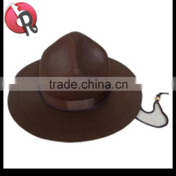 new development Four concave hat flat brim hat scout hat for party