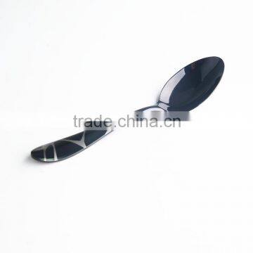 Jieyang Factory High Quality Black Color Stainless Steel Cutlery Set photo-3